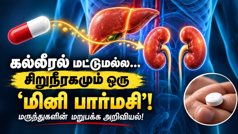 சிறுநீரகம் மருந்துகளை மாற்றி வெளியேற்றும் விதம்