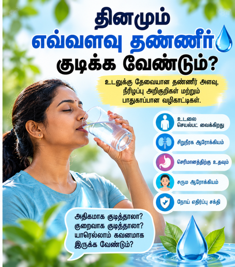 தினசரி தண்ணீர் தேவை